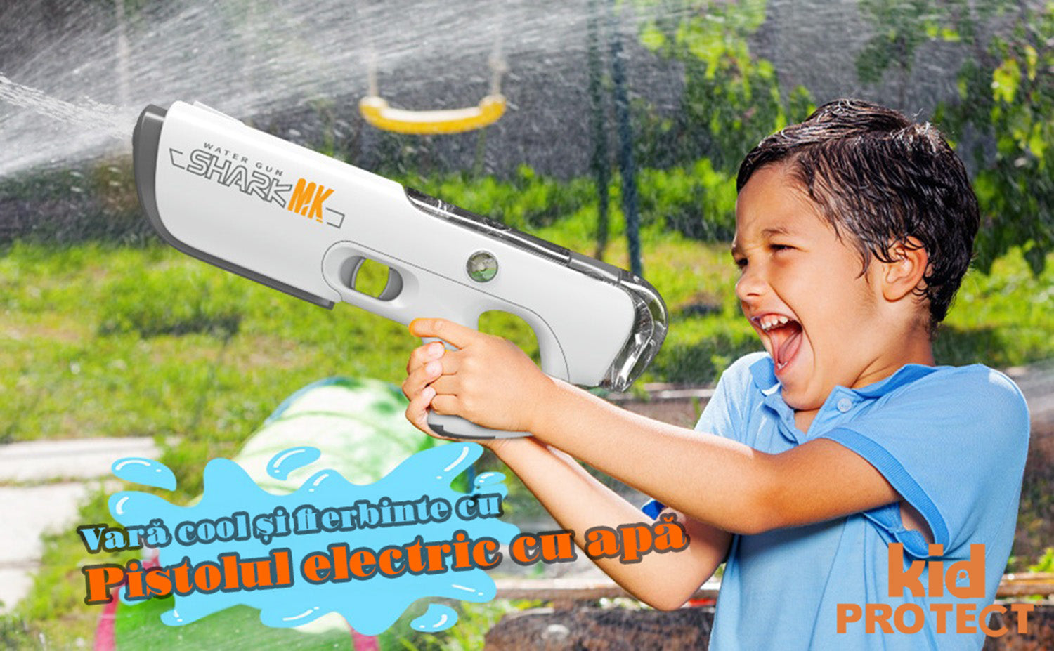Pistol cu Apa Electric KidProtect SplashForce Pistol cu Apa Electric KidProtect SplashForce